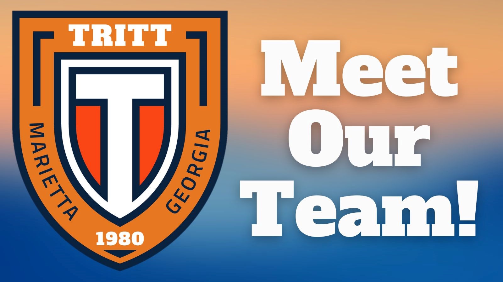 tritt elementary logo with text saying meet our team